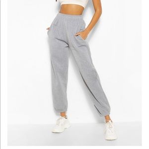 Grey high waisted oversized jogger - never worn
